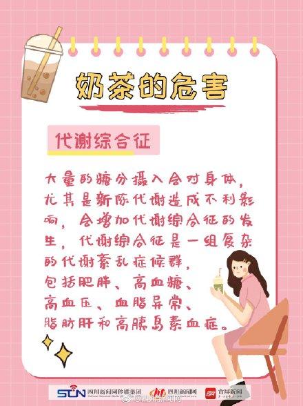 奶茶的危害究竟有多大